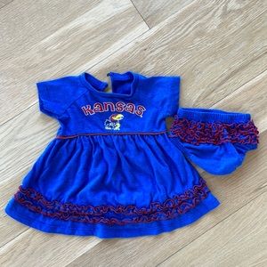 KU Baby Dress Set 3-6mo
